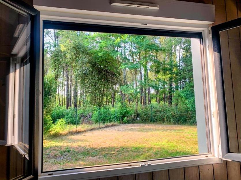 L estanguet maison octogonale en forêt Rion-Des-Landes Exterior foto